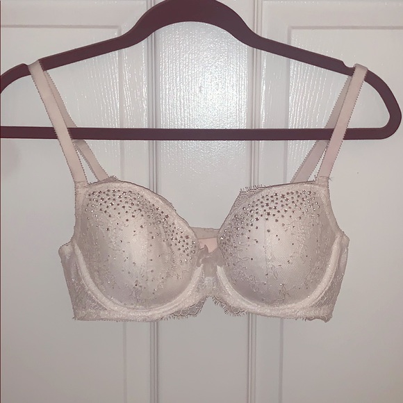 Vs dream angels lined Demi white crystals bra - Picture 2 of 8